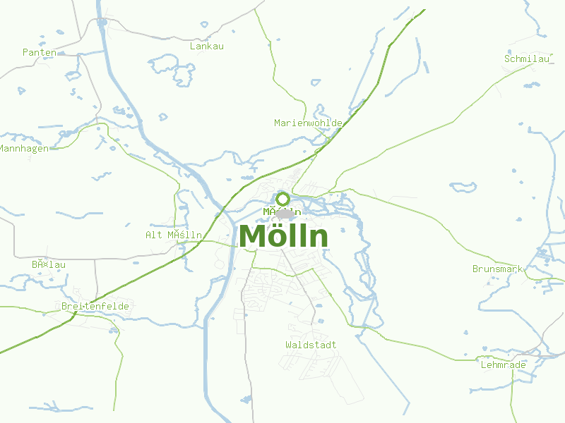 Karte von Mölln