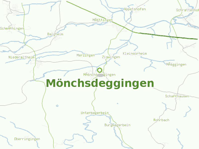 Karte von Mönchsdeggingen