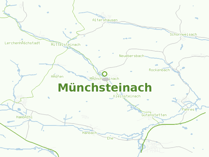 Karte von Münchsteinach