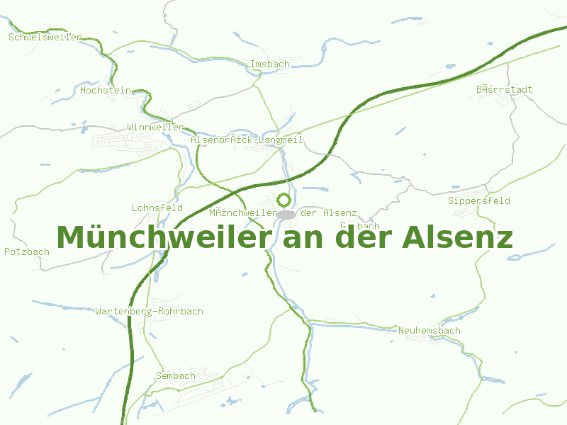 Karte von Münchweiler an der Alsenz