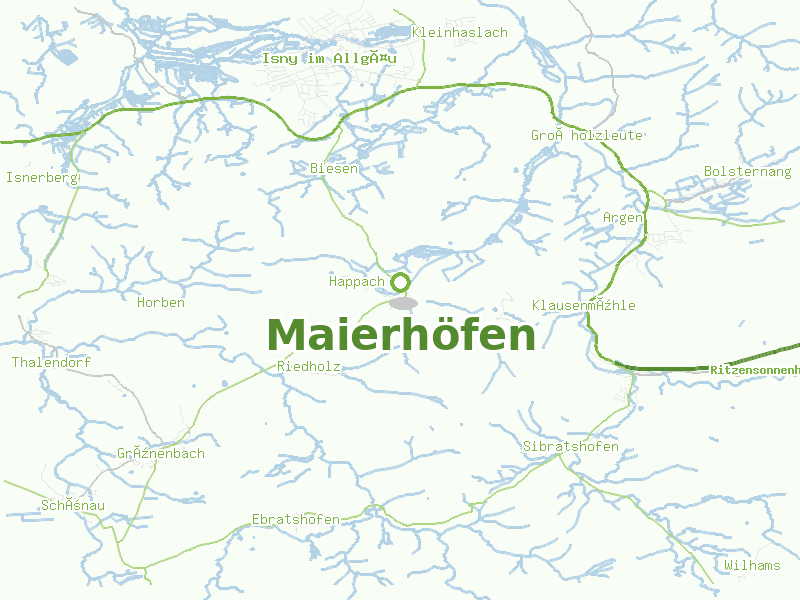 Karte von Maierhöfen