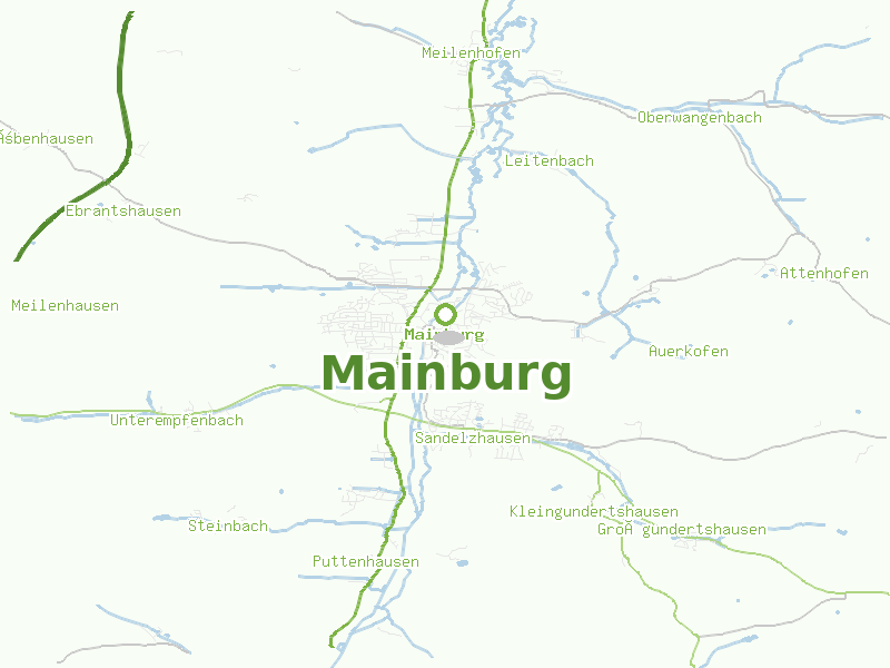 Karte von Mainburg