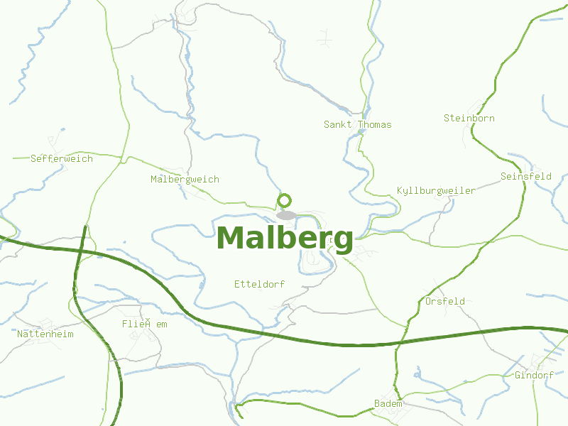 Karte von Malberg