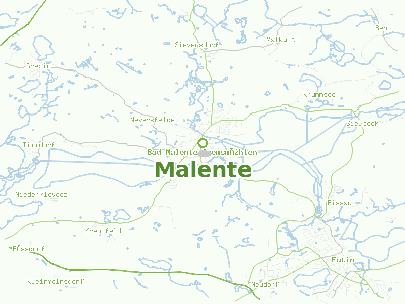 Karte von Malente