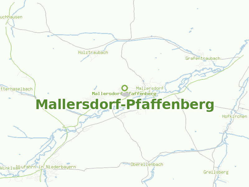 Karte von Mallersdorf-Pfaffenberg