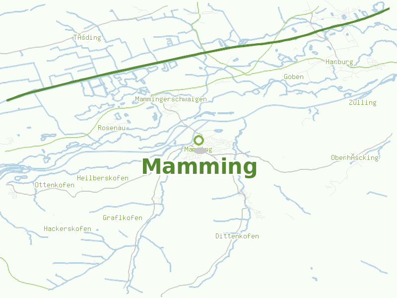 Karte von Mamming