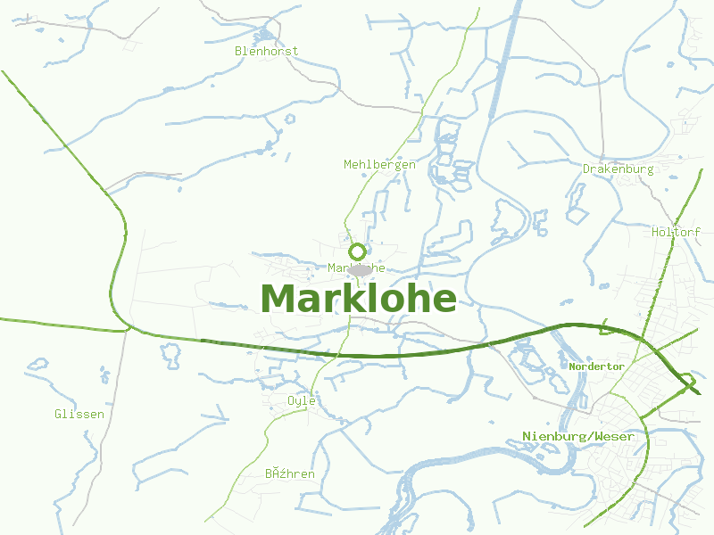 Karte von Marklohe