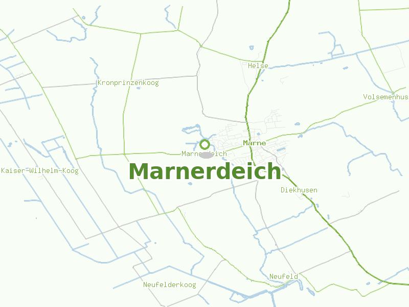 Karte von Marnerdeich