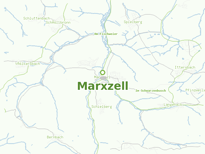 Karte von Marxzell