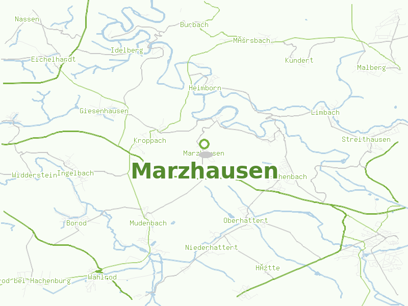 Karte von Marzhausen