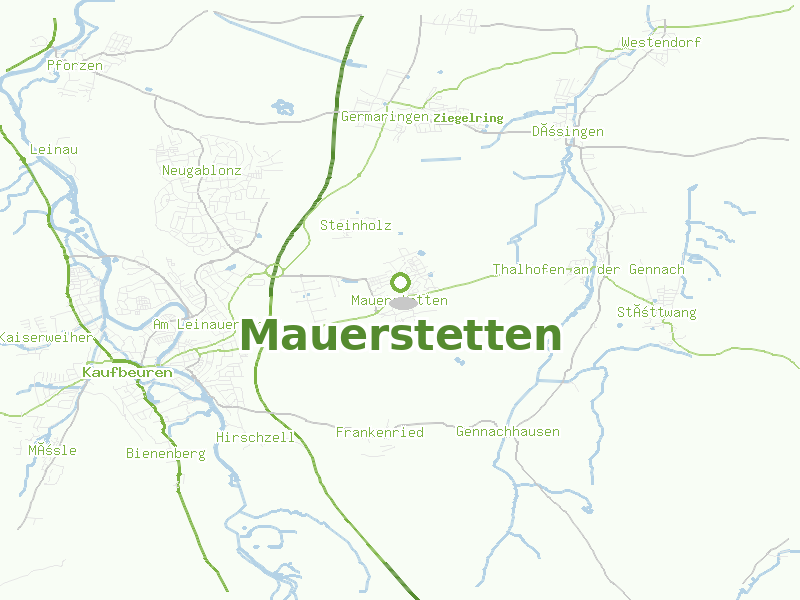 Karte von Mauerstetten