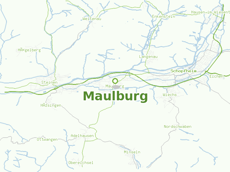 Karte von Maulburg