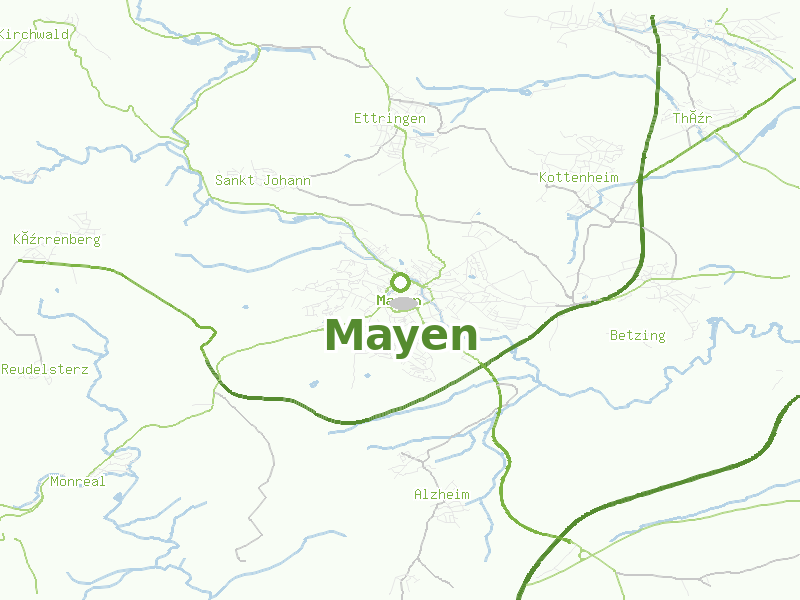 Karte von Mayen