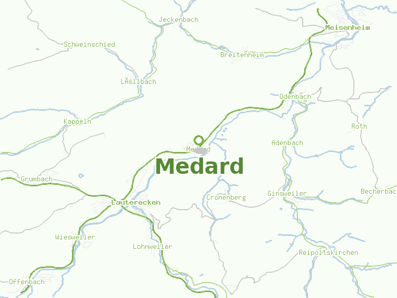 Karte von Medard