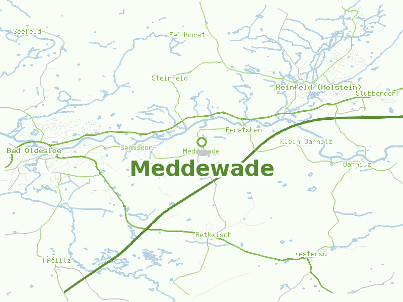 Karte von Meddewade