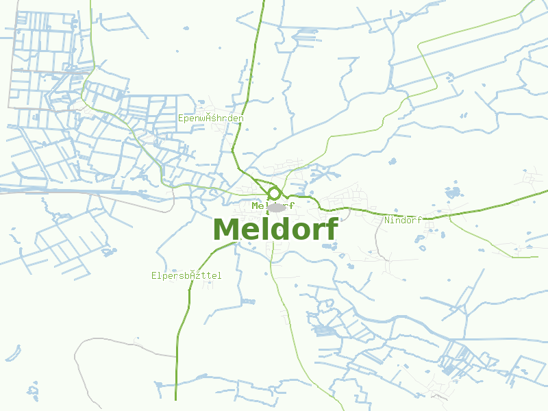 Karte von Meldorf
