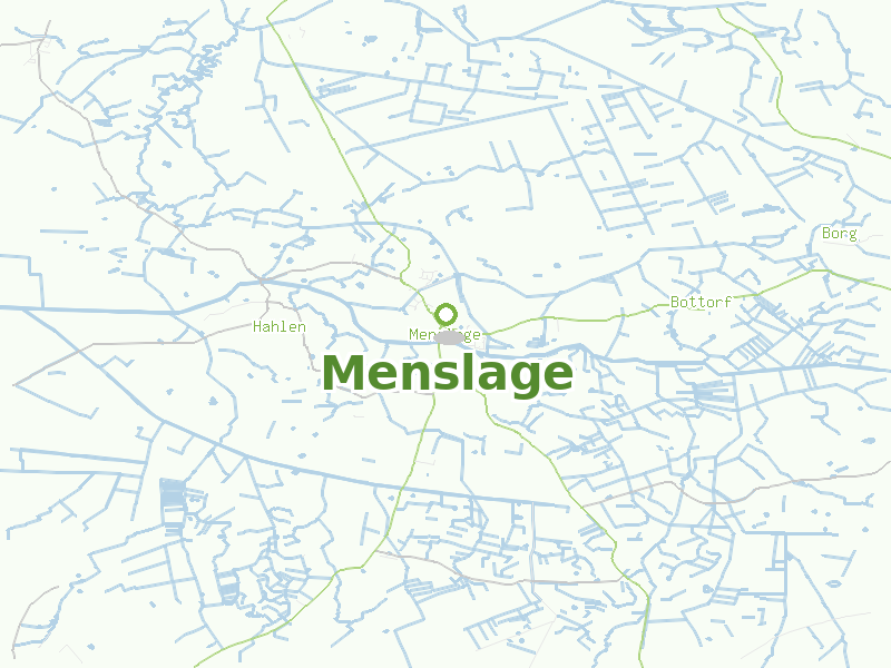 Karte von Menslage