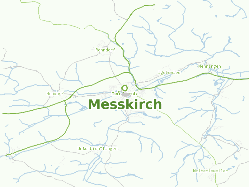 Karte von Messkirch