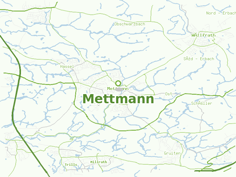 Karte von Mettmann
