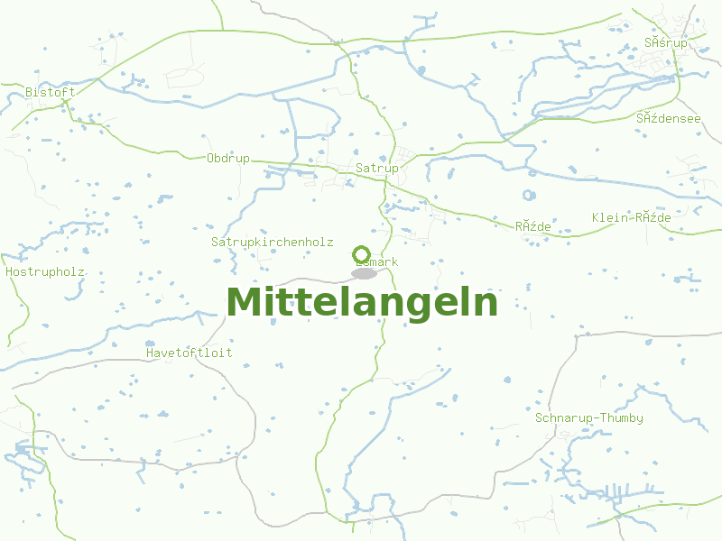 Karte von Mittelangeln
