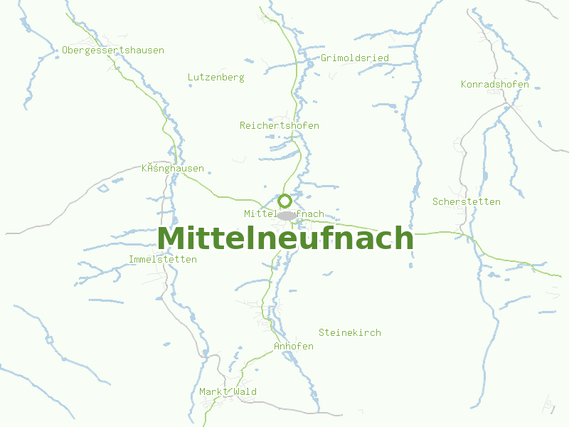 Karte von Mittelneufnach