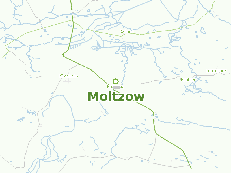 Karte von Moltzow