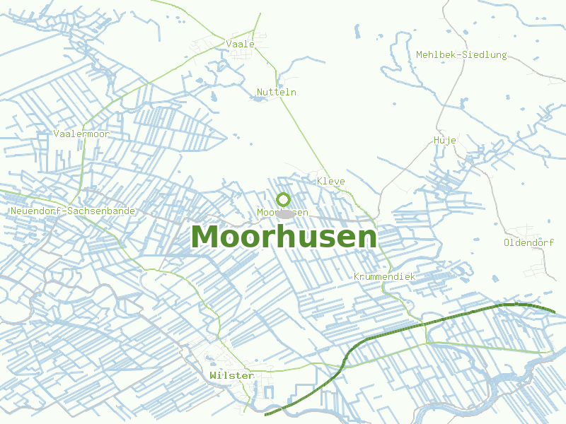 Karte von Moorhusen