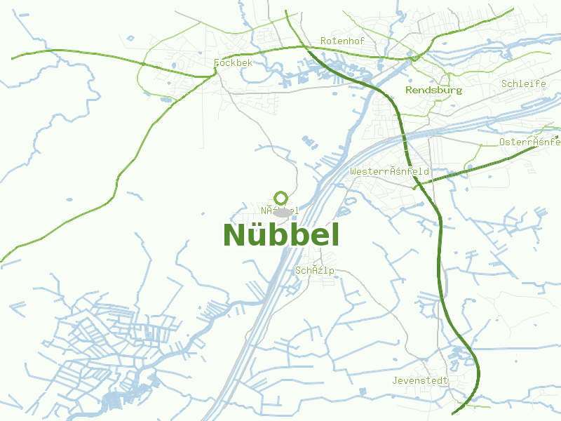 Karte von Nübbel