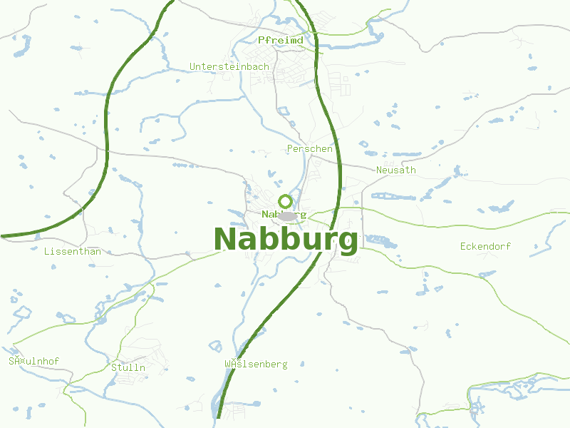 Karte von Nabburg