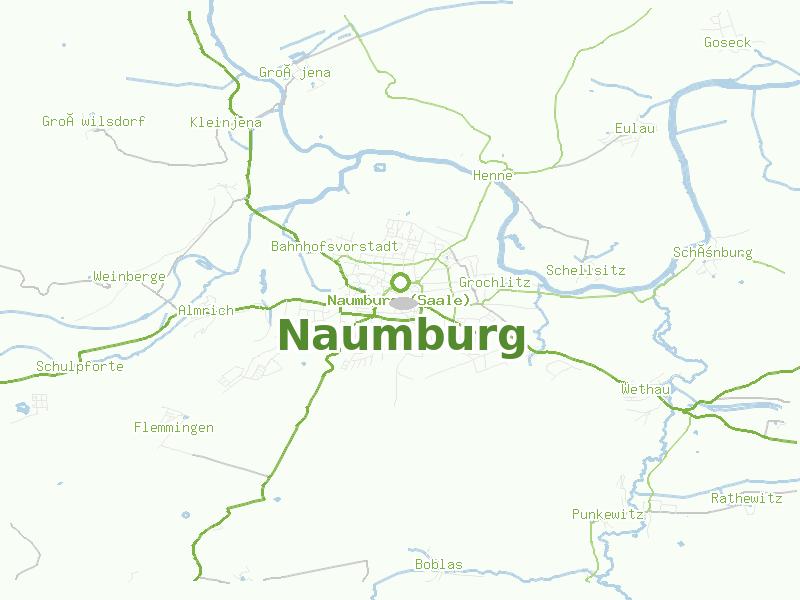 Karte von Naumburg