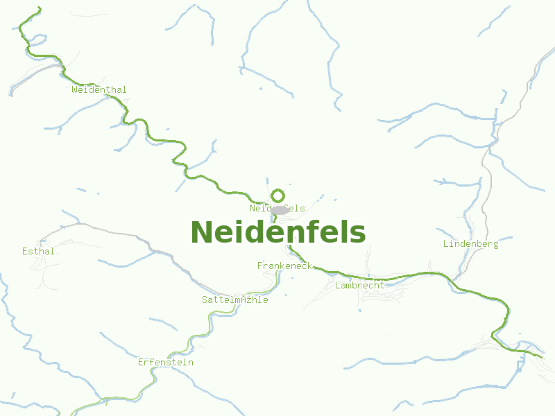 Karte von Neidenfels