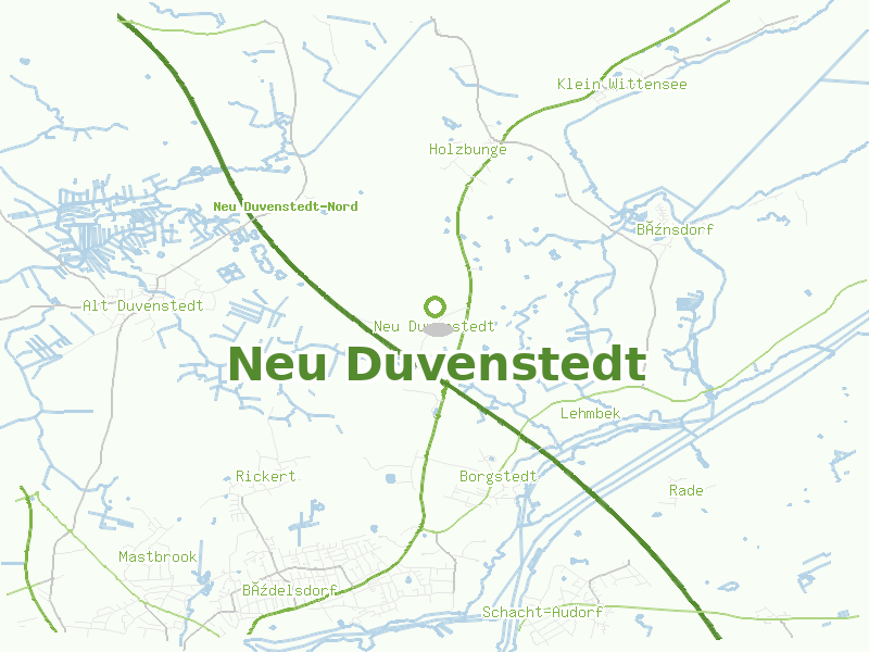 Karte von Neu Duvenstedt