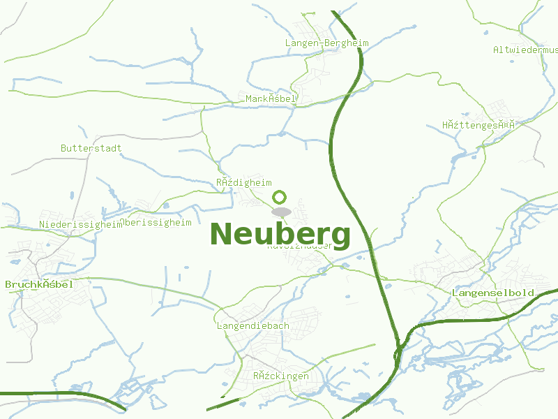 Karte von Neuberg