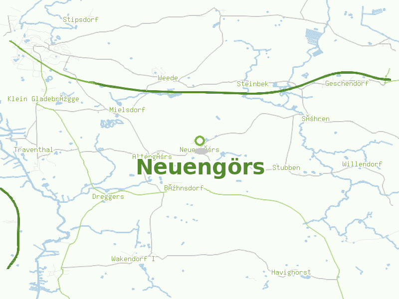 Karte von Neuengörs