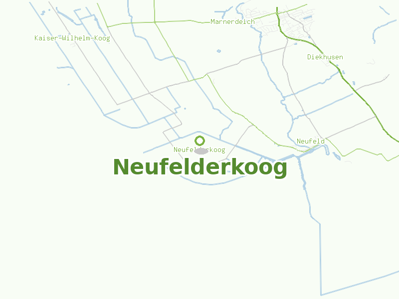 Karte von Neufelderkoog