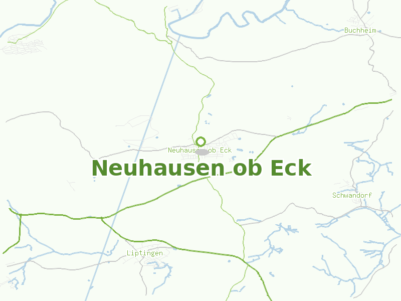 Karte von Neuhausen ob Eck