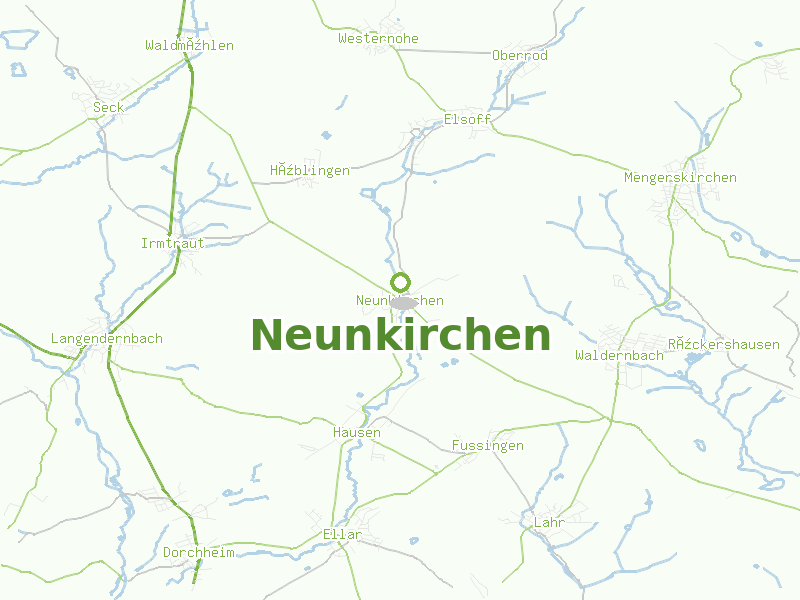 Karte von Neunkirchen