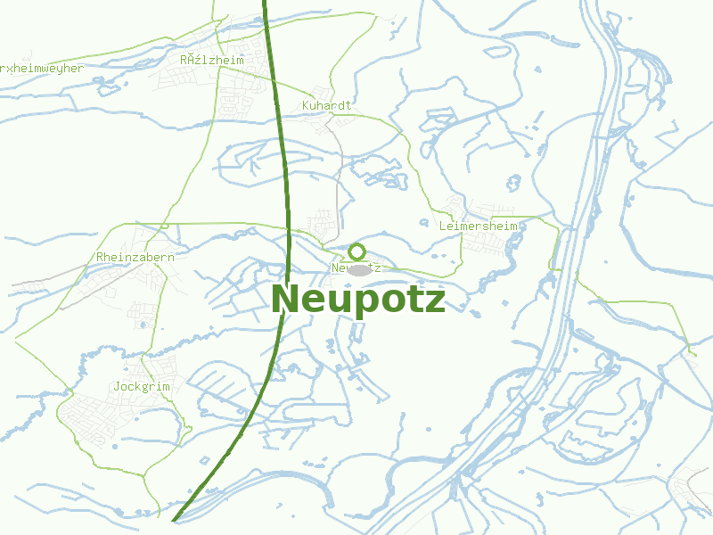 Karte von Neupotz