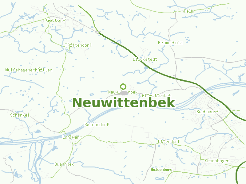 Karte von Neuwittenbek