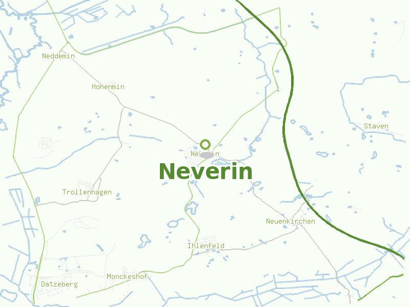 Karte von Neverin
