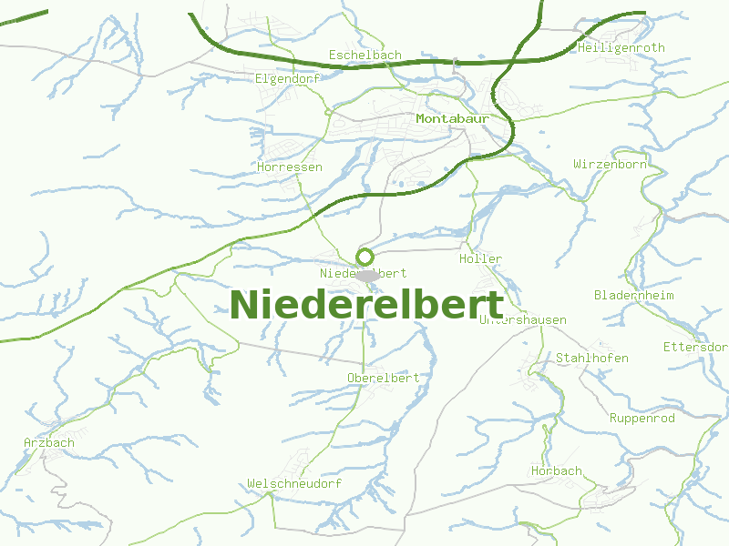 Karte von Niederelbert