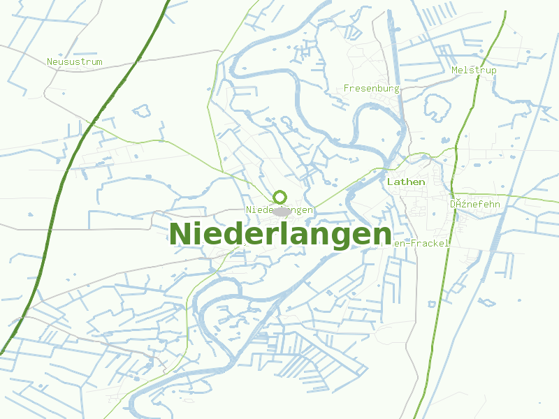 Karte von Niederlangen