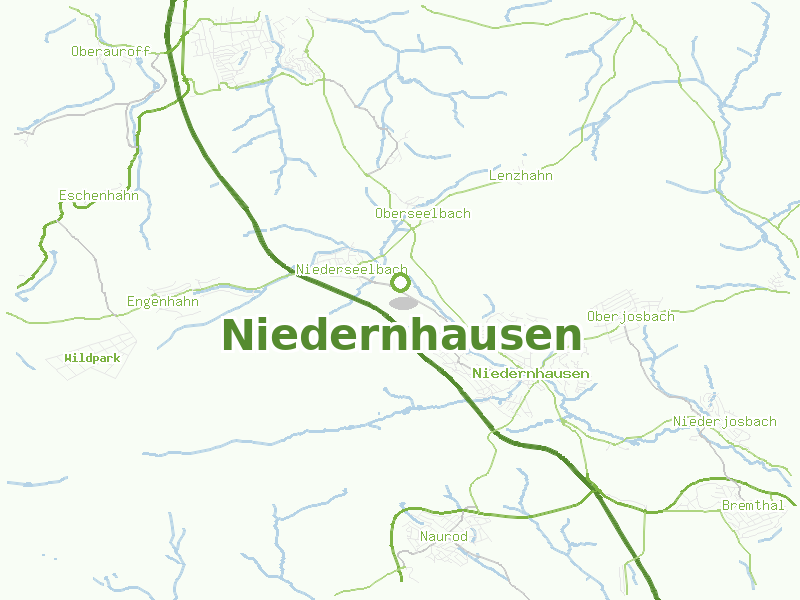 Karte von Niedernhausen