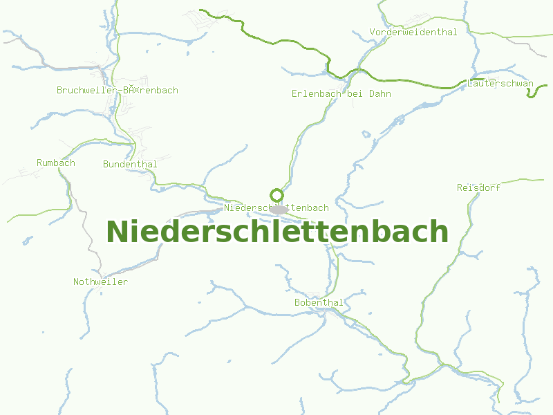 Karte von Niederschlettenbach