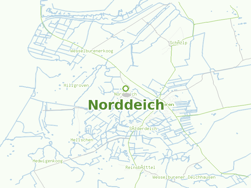 Karte von Norddeich