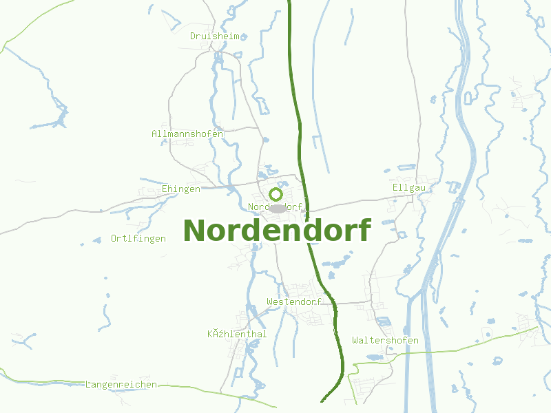 Karte von Nordendorf