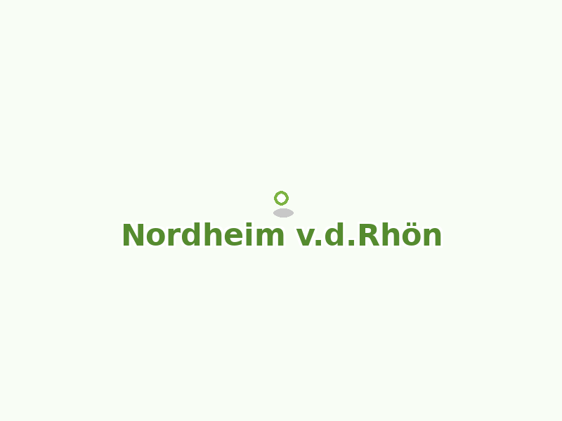 Karte von Nordheim v.d.Rhön
