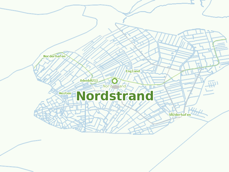 Karte von Nordstrand