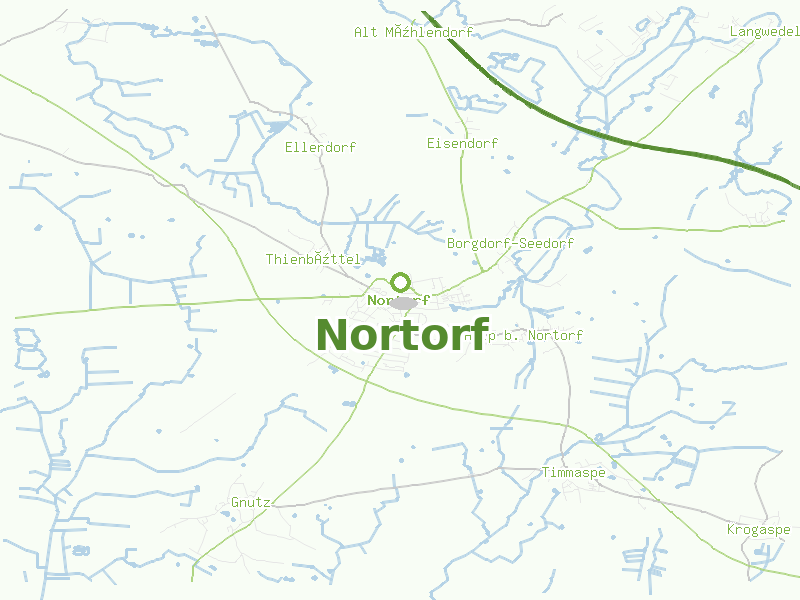Karte von Nortorf