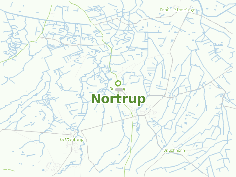 Karte von Nortrup